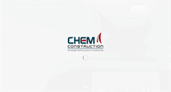 Desktop Screenshot of chemconstruction.com